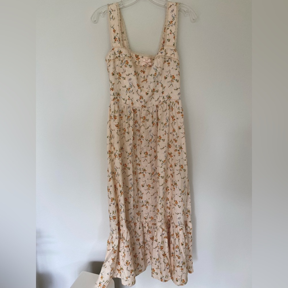 Reformation Size 4 Rowen Linen Dress in Julius
